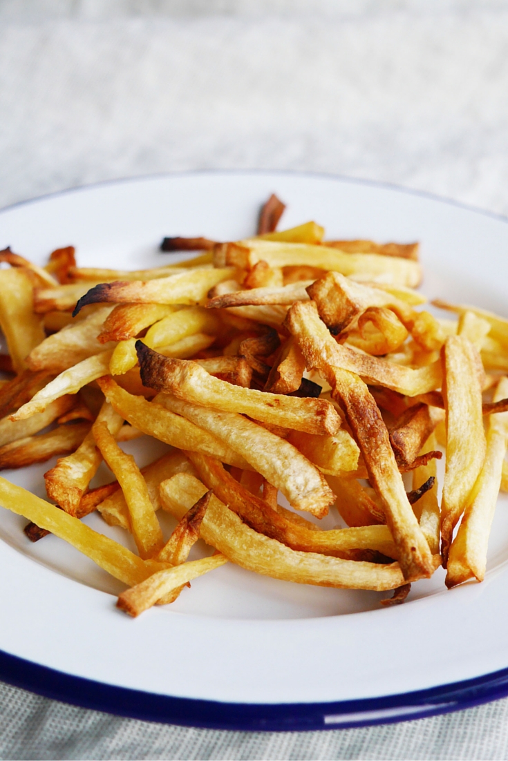 Vegan Skinny Parsnip Fries on Cate in the Kitchen